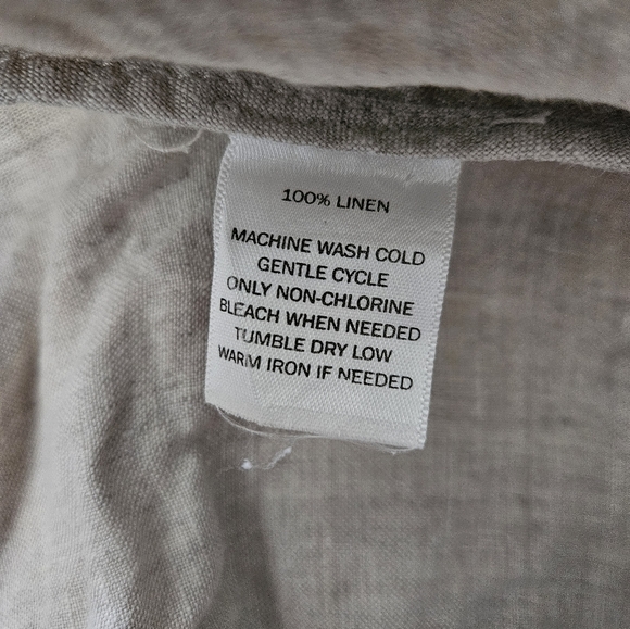 NWOT - Talbots Linen Oatmeal Midi Skirt - Size 12 - Picture 8 of 8